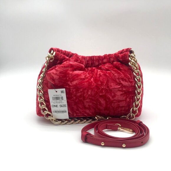 I.N.C. International Concepts Red Pepper Rennata Quilted Convertible Clutch - NW - Picture 11 of 11